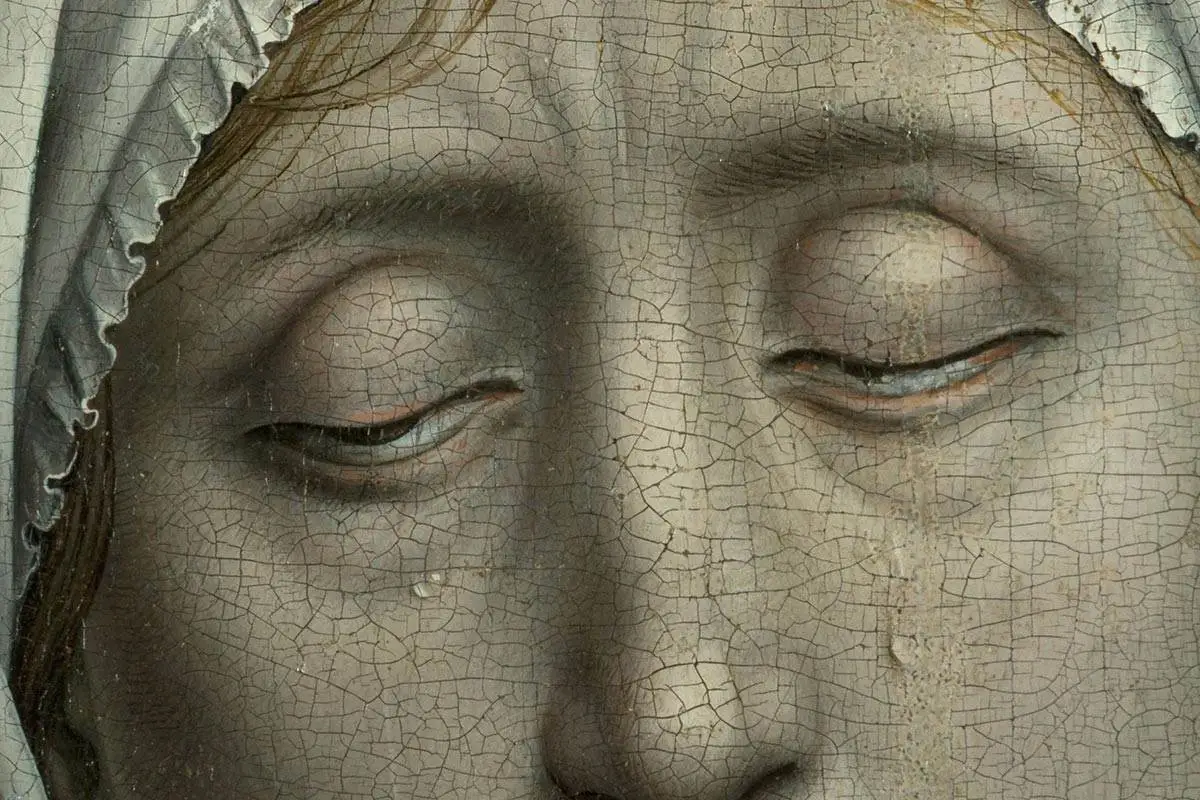 维登《基督下十字架》局部细节(19)