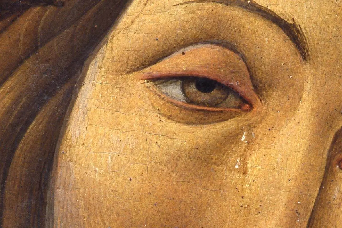 波提切利作品《耶稣荆冠加冕》局部 (2)