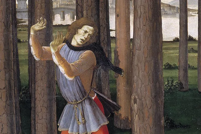 波提切利《纳斯塔吉奥故事》系列组画局部 (5)