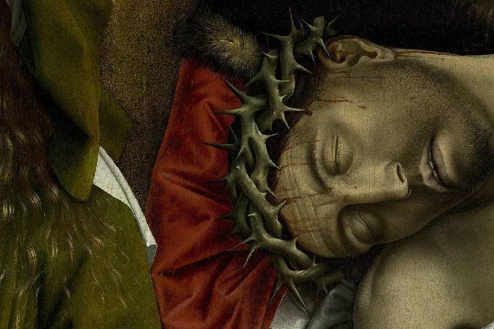 维登《基督下十字架》局部细节(7)