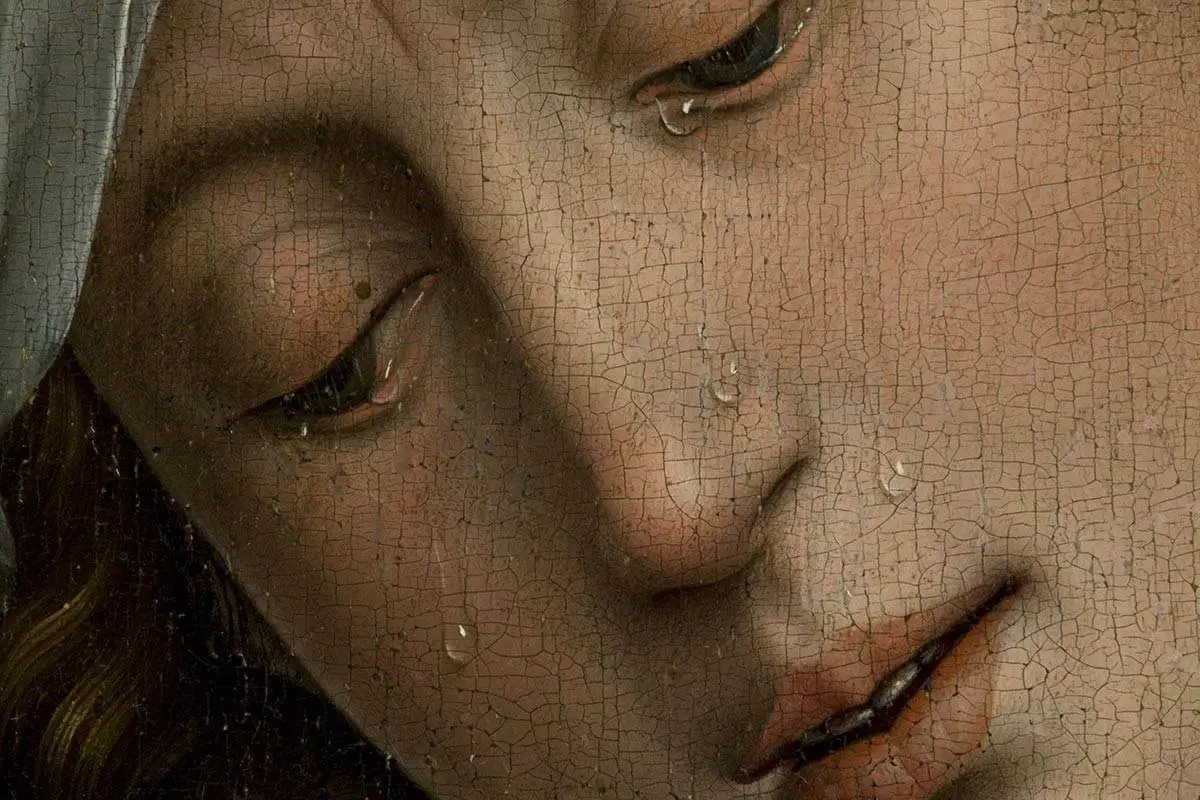 维登《基督下十字架》局部细节(2)