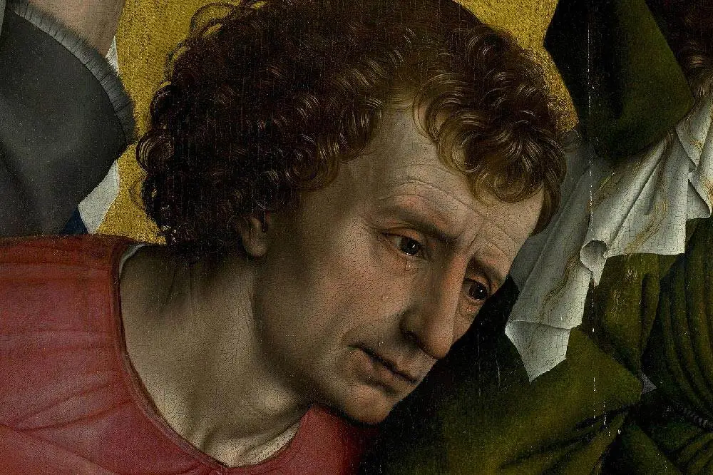 维登《基督下十字架》局部细节(3)