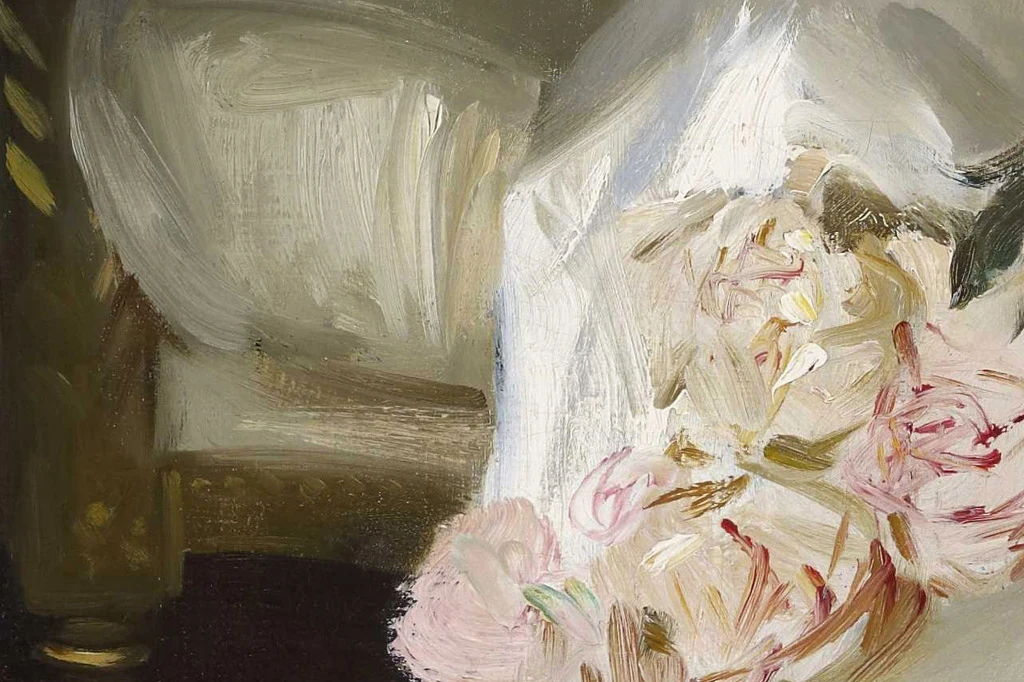 萨金特油画人物《西尔斯夫人肖像》局部 (7)