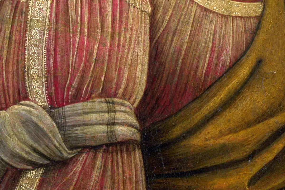 波提切利肖像画作品《侧面女士肖像》局部 (6)