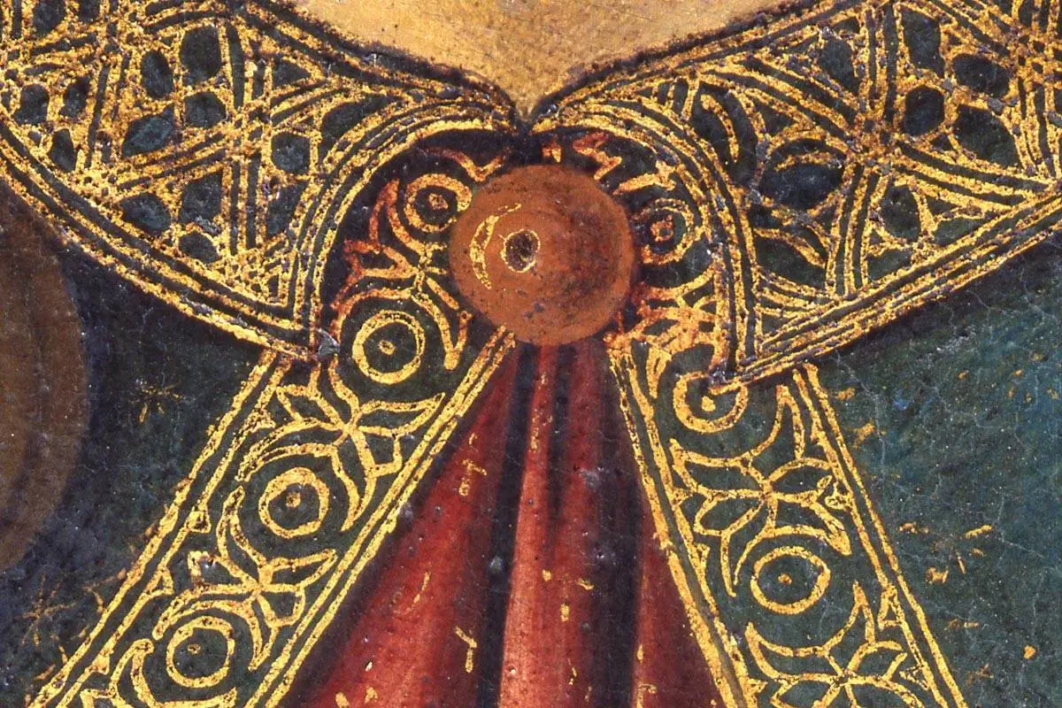 波提切利作品《耶稣荆冠加冕》局部 (6)