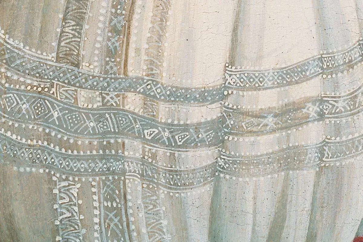 波提切利肖像画作品《西蒙内塔·韦斯普奇》局部 (8)