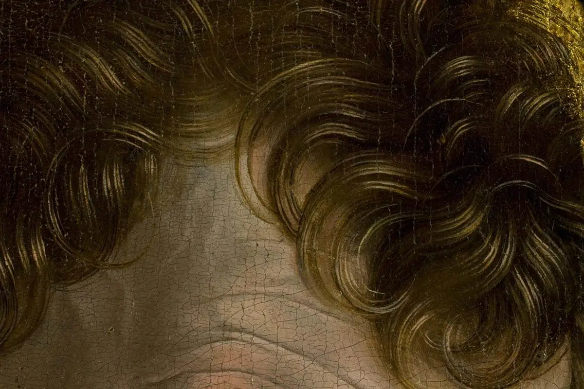 维登《基督下十字架》局部细节(21)