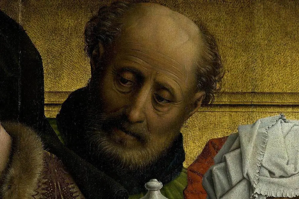 维登《基督下十字架》局部细节(13)