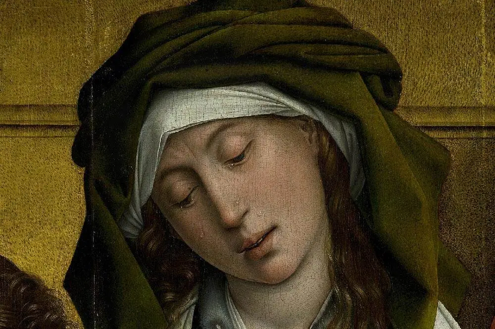 维登《基督下十字架》局部细节 (1)