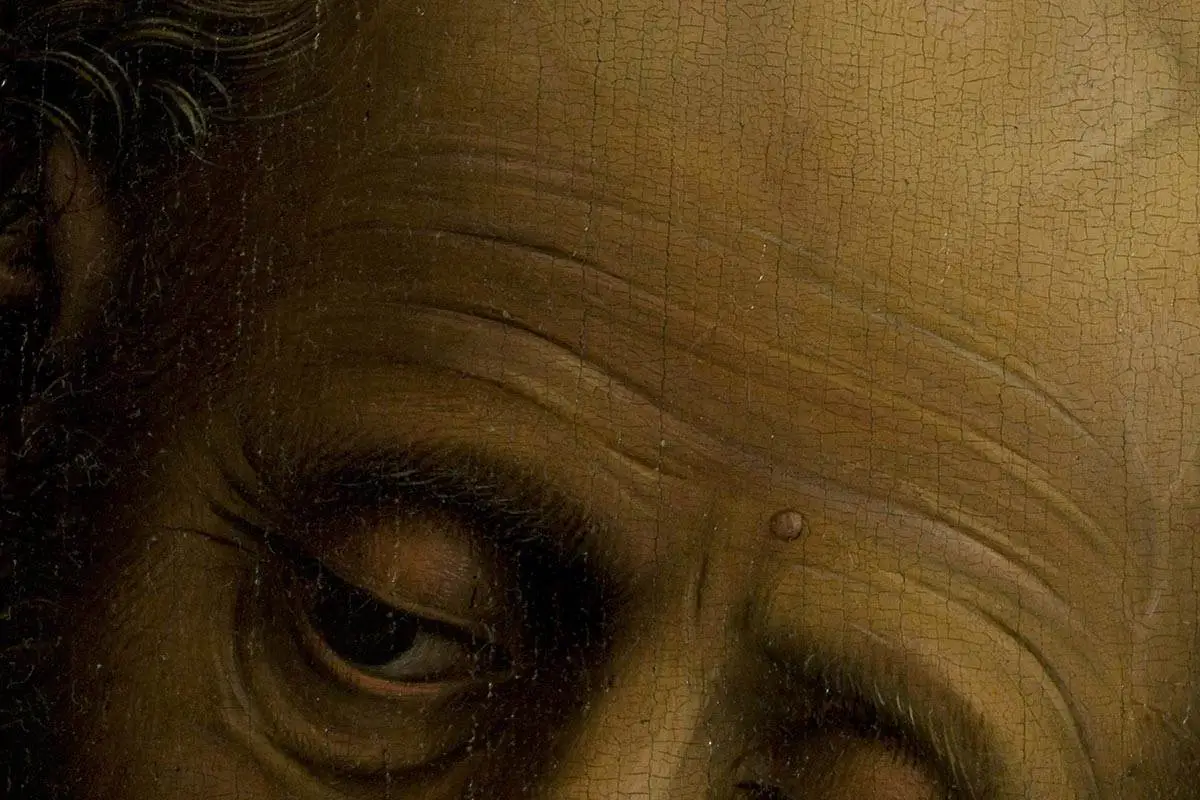 维登《基督下十字架》局部细节(14)