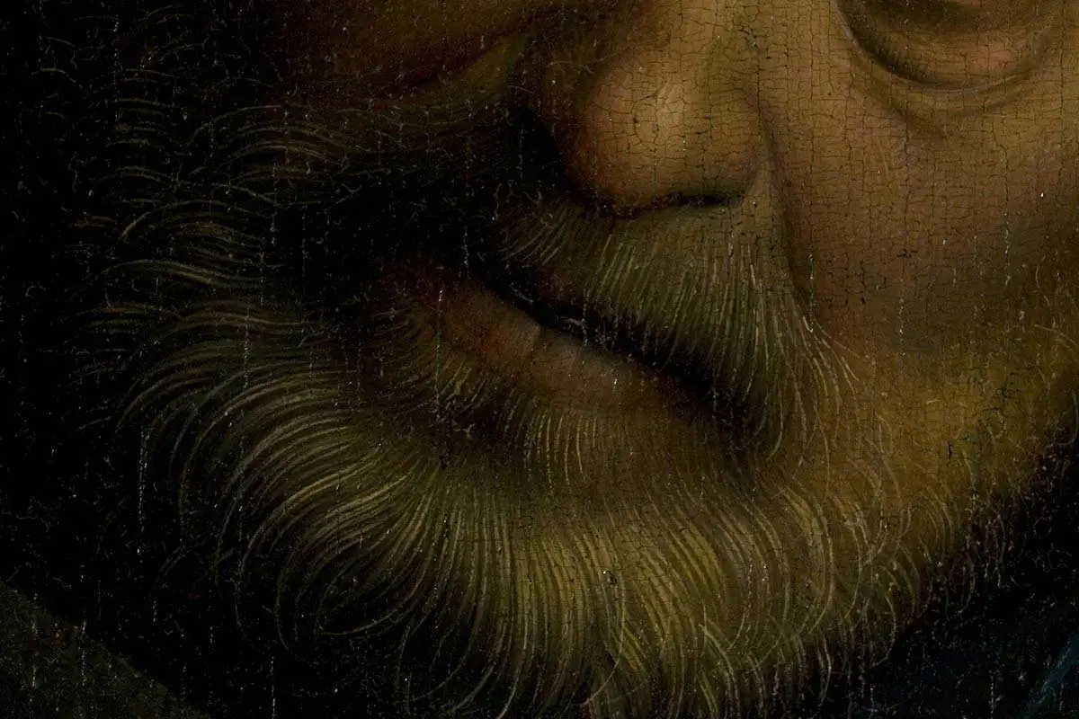 维登《基督下十字架》局部细节(15)