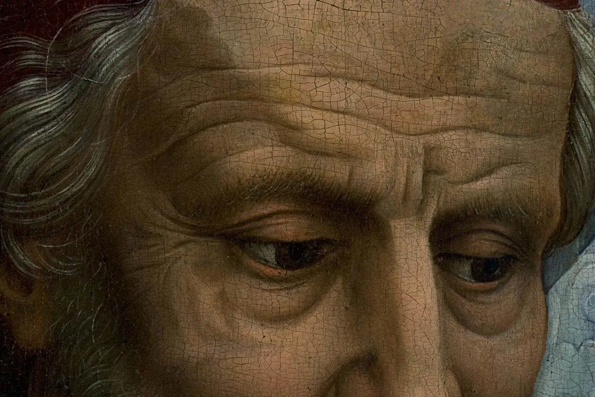 维登《基督下十字架》局部细节(10)