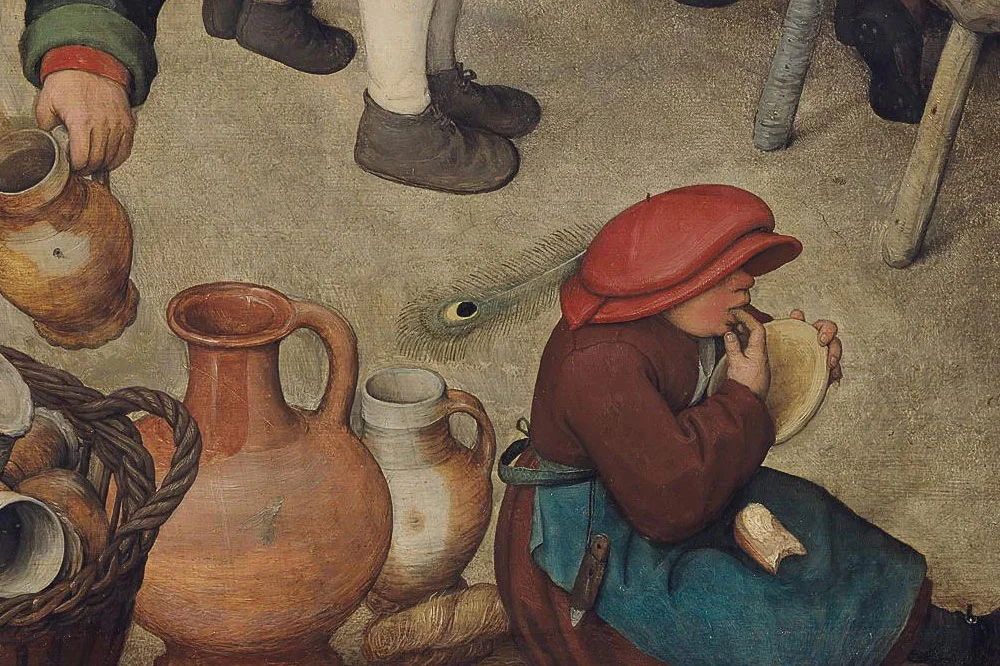 彼得·勃鲁盖尔作品《农民的婚礼》局部 (4)