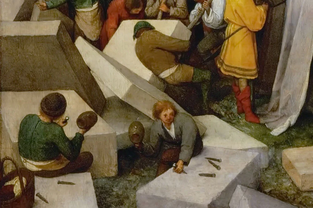 彼得·勃鲁盖尔作品《通天塔》局部 (1)