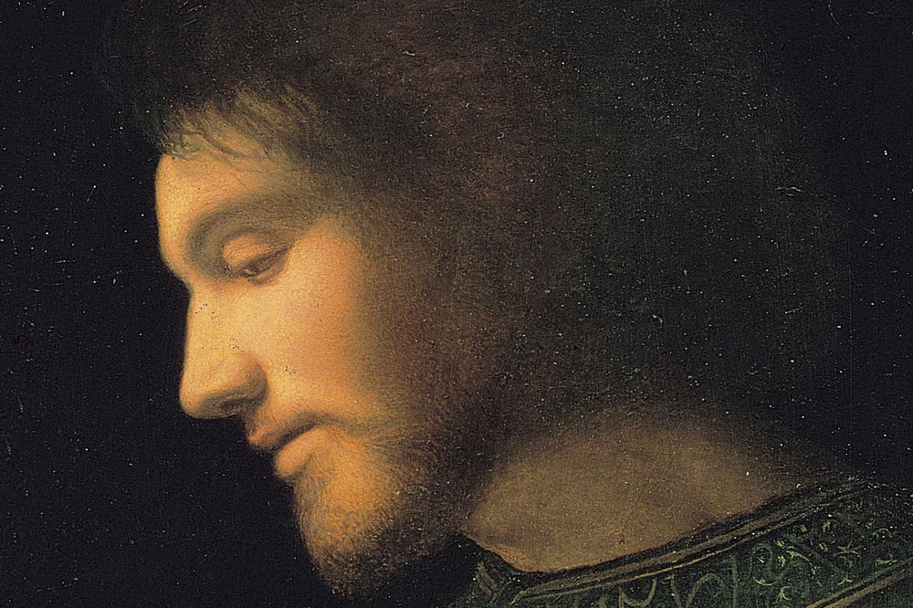 乔尔乔内油画作品《三代人》局部 (3)