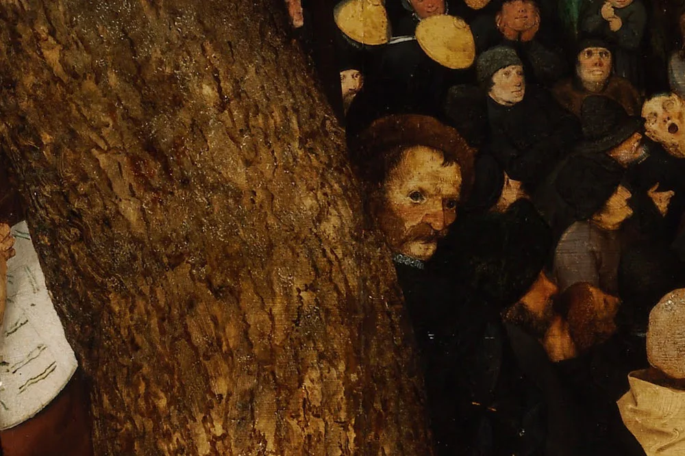 彼得·勃鲁盖尔作品《圣约翰洗者的讲道》局部 (2)