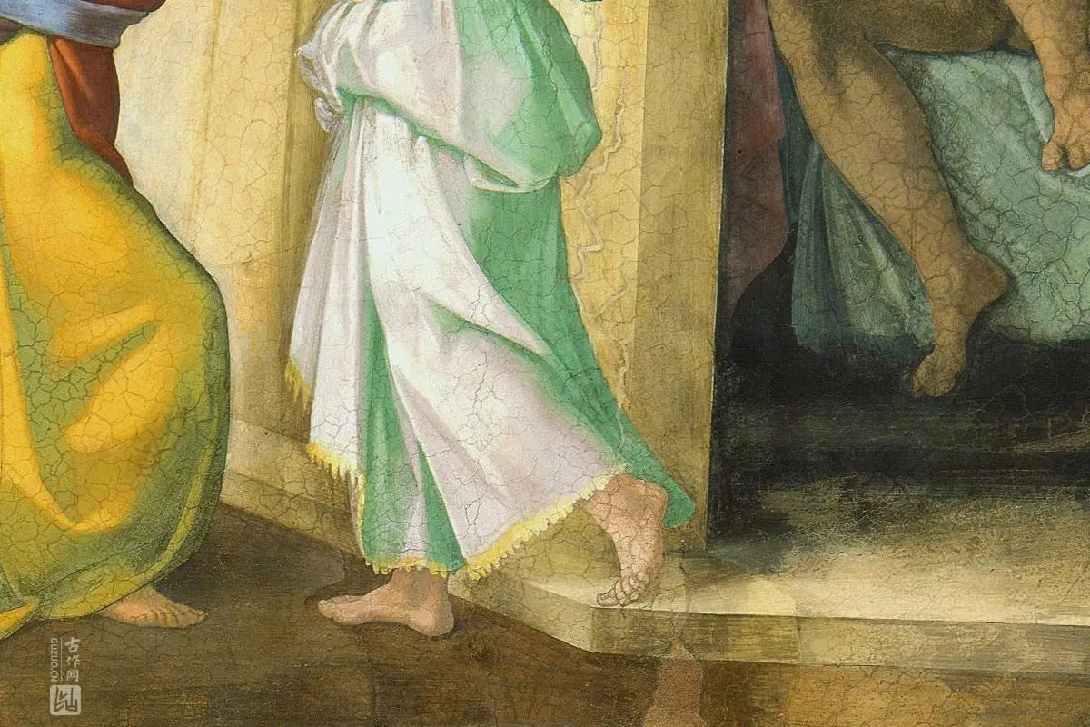 开朗基罗壁画《犹底与霍洛芬尼》局部 (2)