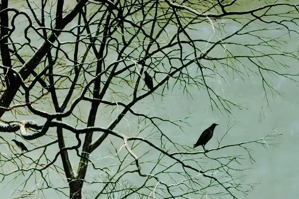 彼得·勃鲁盖尔作品《雪中猎人》局部 (6)