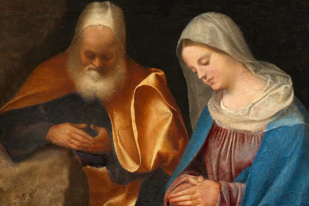 乔尔乔内油画作品《牧羊人的朝拜》局部 (1)