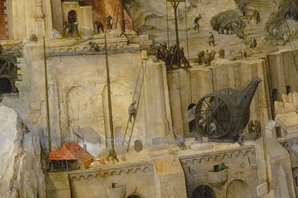 彼得·勃鲁盖尔作品《通天塔》局部 (5)