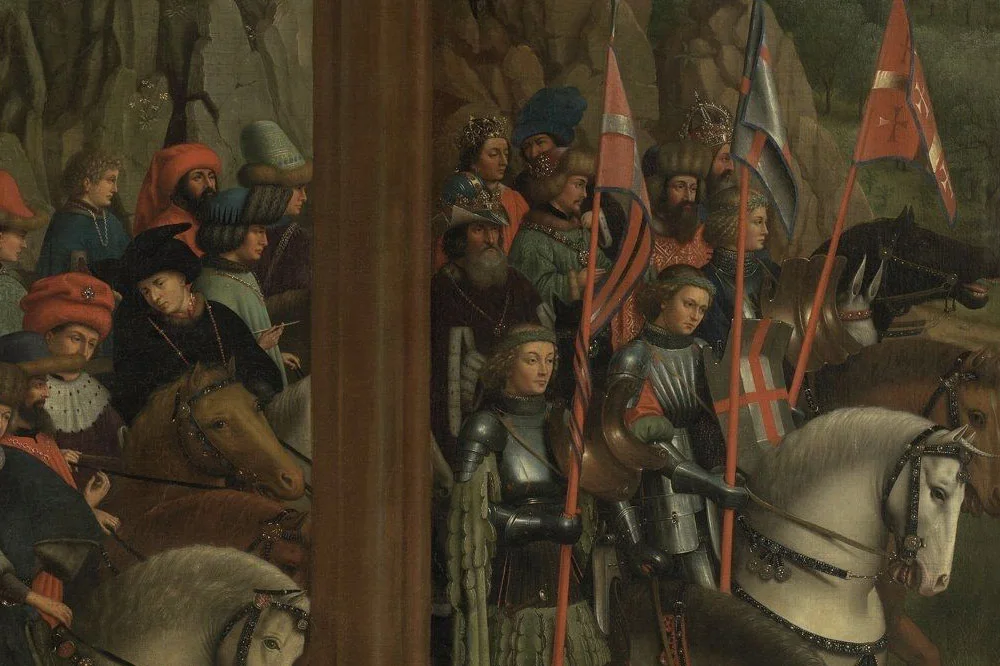 扬·凡·艾克代表作《根特祭坛画》局部 (9)