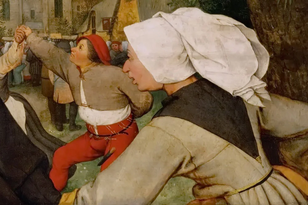 彼得·勃鲁盖尔作品《农民的舞蹈》局部 (2)