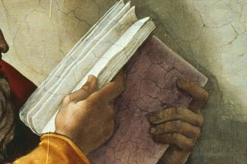 米开朗基罗西斯廷教堂的壁画《先知撒迦利亚》局部 (2)