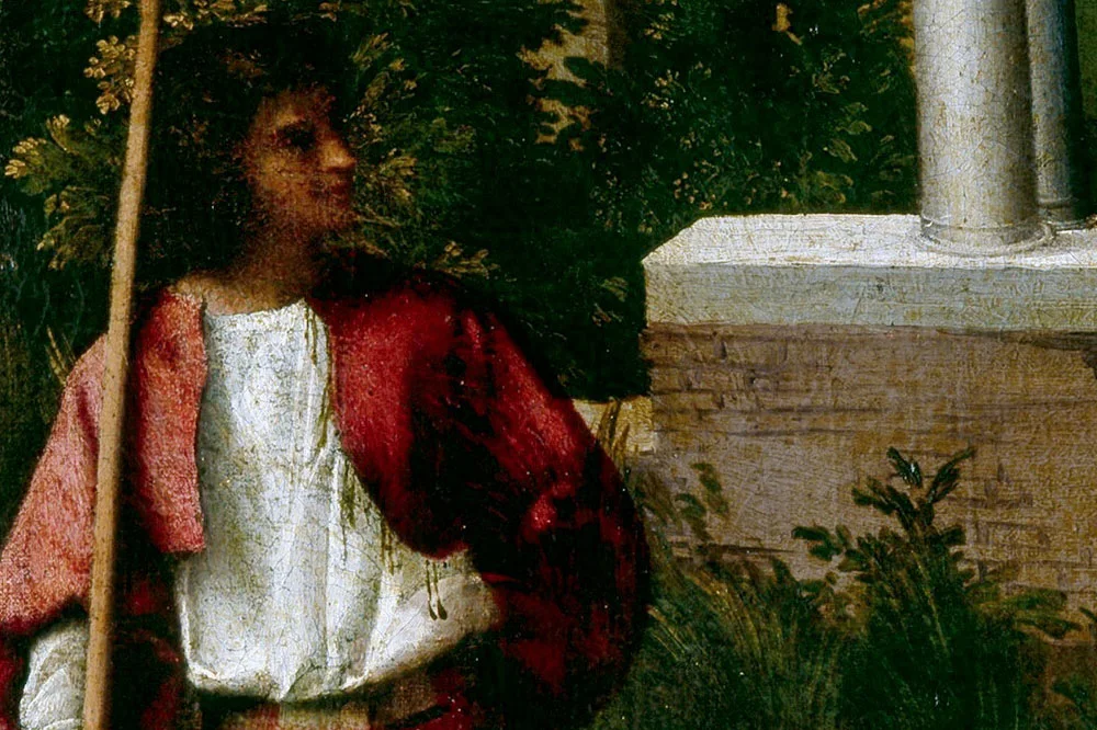 乔尔乔内作品《暴风雨》局部 (2)