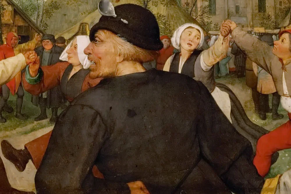 彼得·勃鲁盖尔作品《农民的舞蹈》局部 (3)