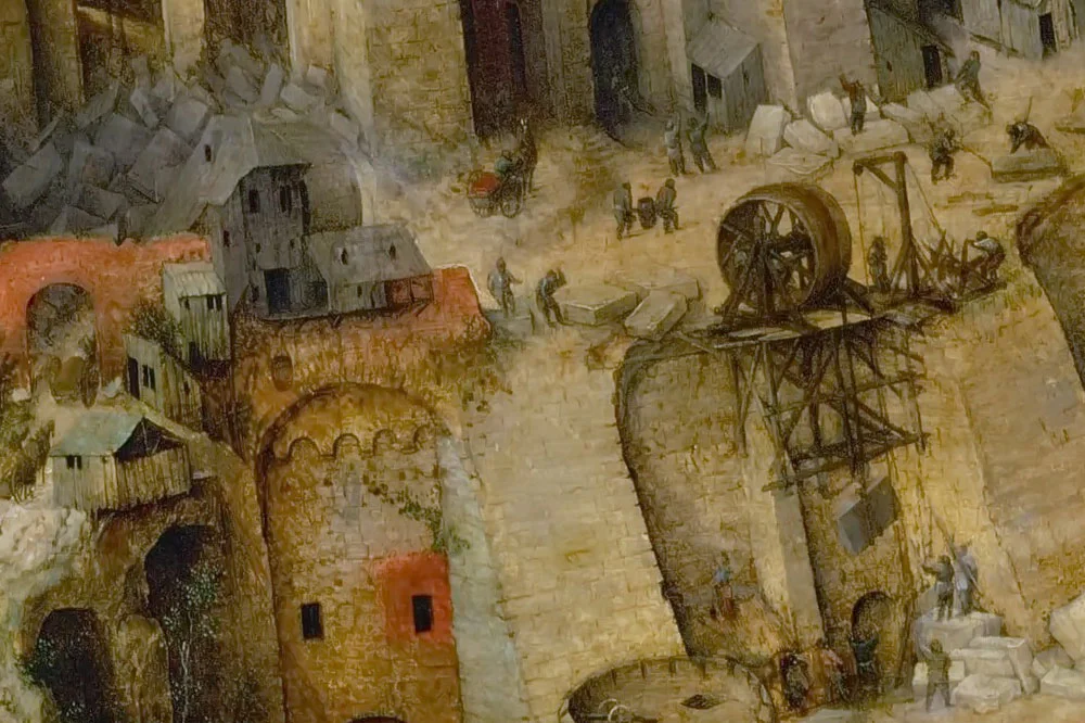 彼得·勃鲁盖尔作品《通天塔》局部 (4)