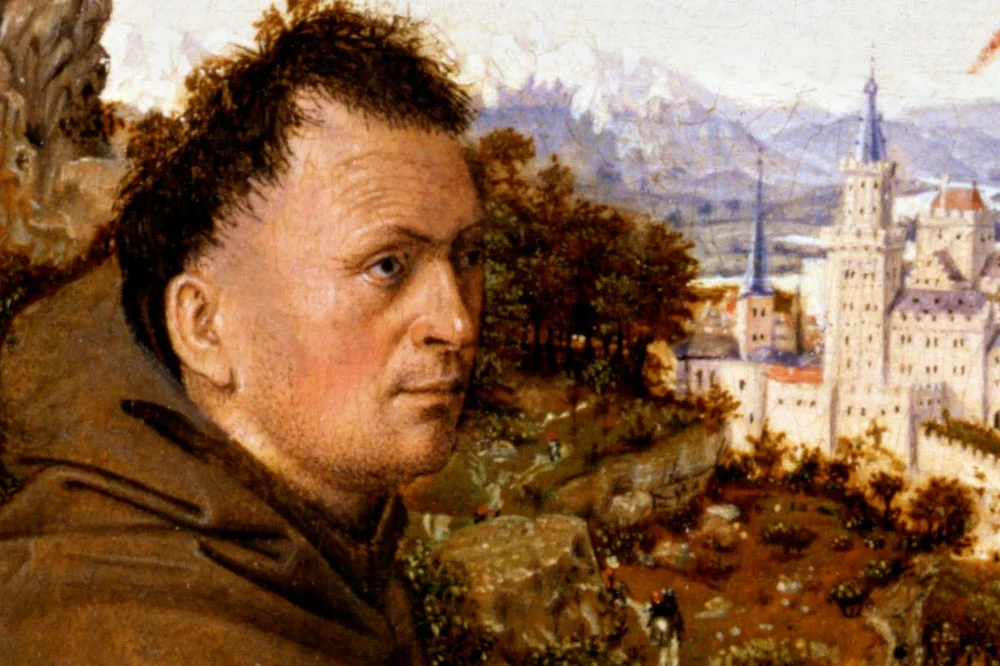 扬·凡·艾克作品《接受圣痕的圣弗朗西斯》局部 (1)