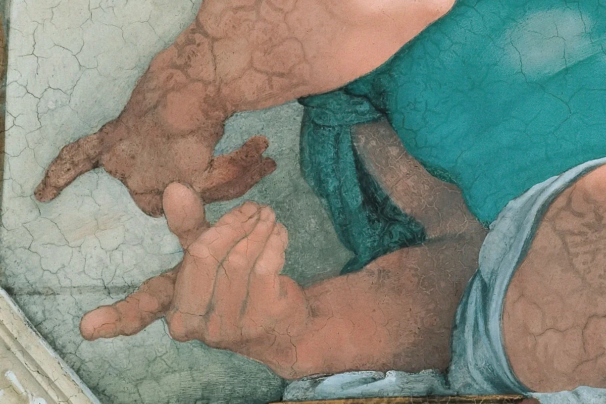 米开朗基罗西斯廷教堂壁画《先知约拿》局部 (3)