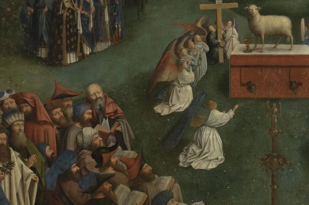 扬·凡·艾克代表作《根特祭坛画》局部 (8)