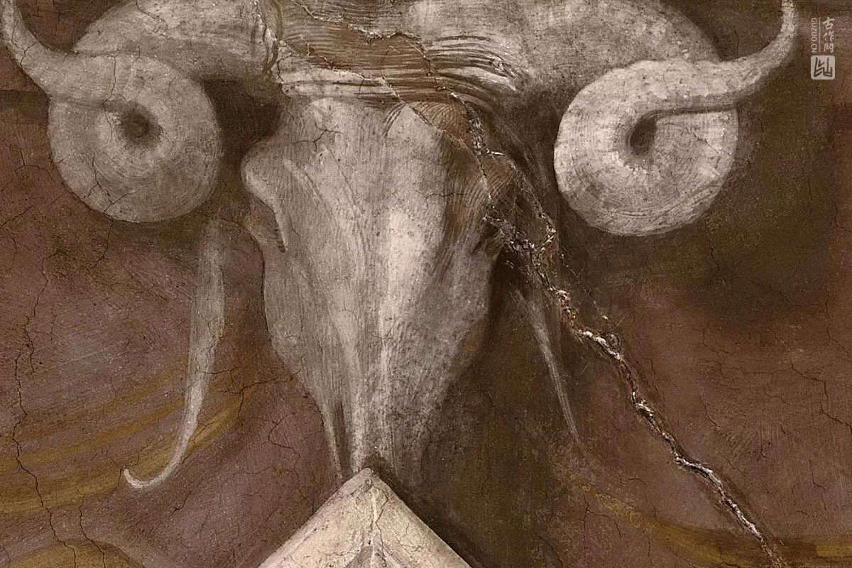 西斯廷教堂的壁画 基督的祖先局部 (3)