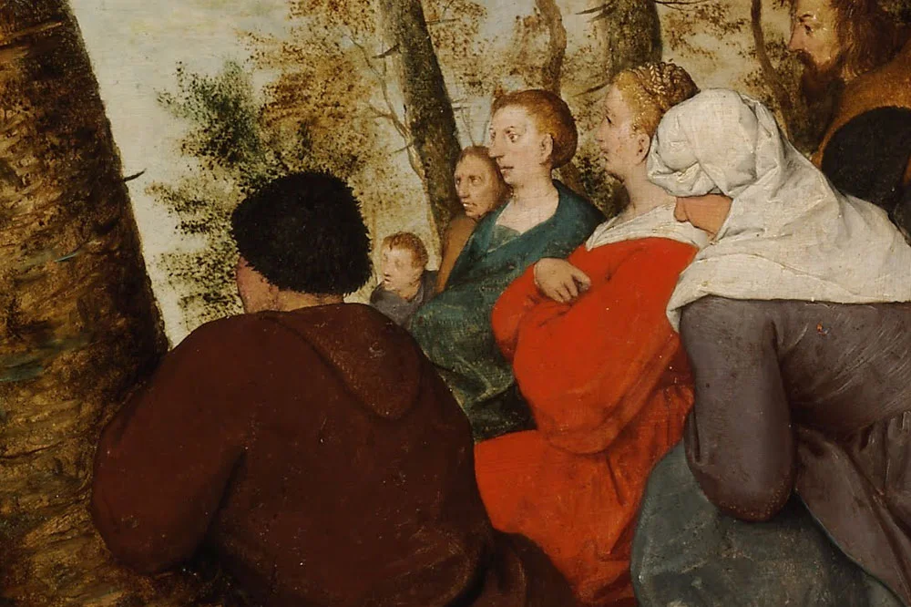 彼得·勃鲁盖尔作品《圣约翰洗者的讲道》局部 (5)