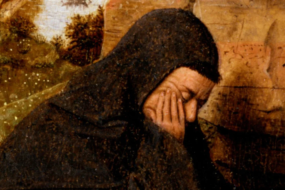 扬·凡·艾克作品《接受圣痕的圣弗朗西斯》局部 (3)