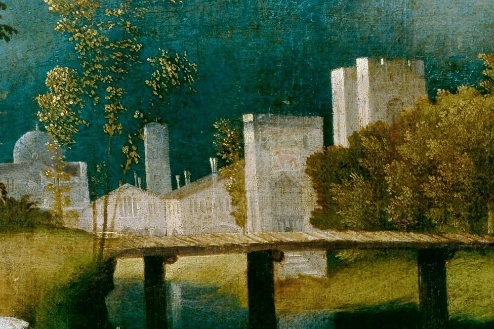 乔尔乔内作品《暴风雨》局部 (3)