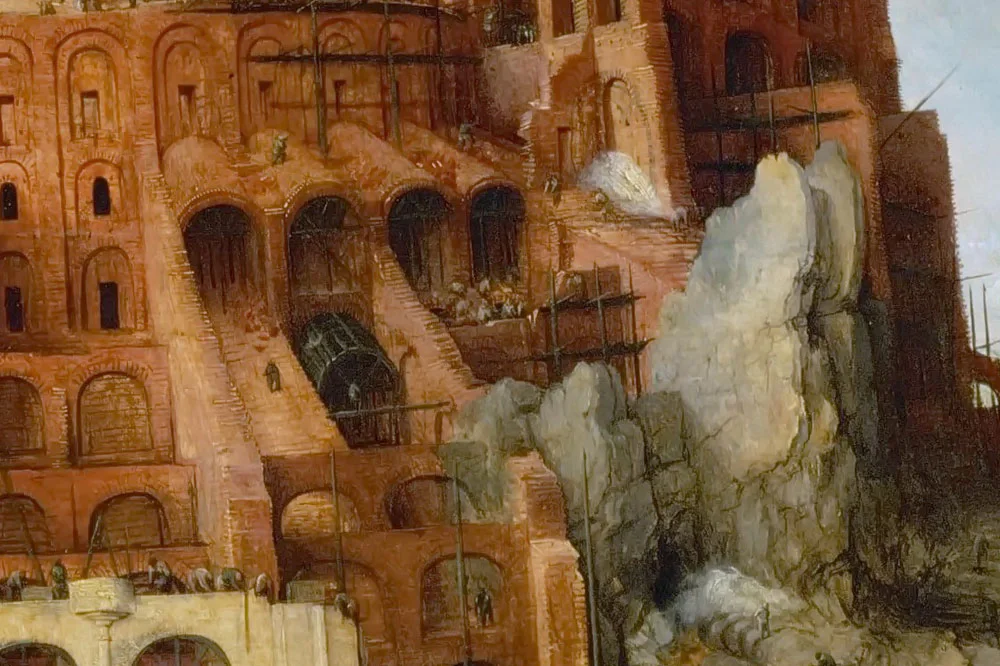 彼得·勃鲁盖尔作品《通天塔》局部 (6)