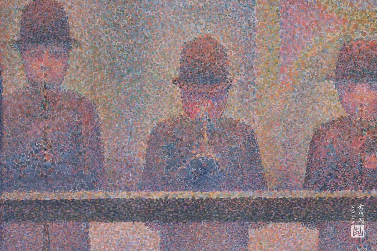 乔治·修拉作品《马戏杂耍》局部 (3)