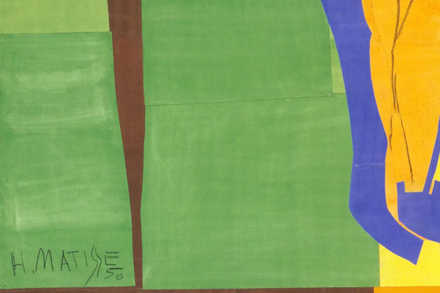 亨利·马蒂斯作品《祖尔玛》局部 (3)