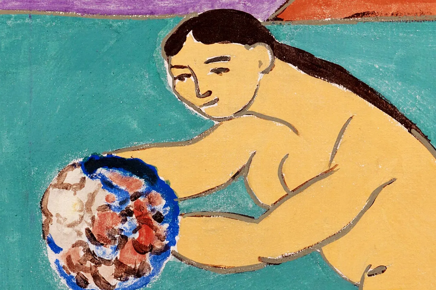 亨利·马蒂斯《奢华II》局部 (2)