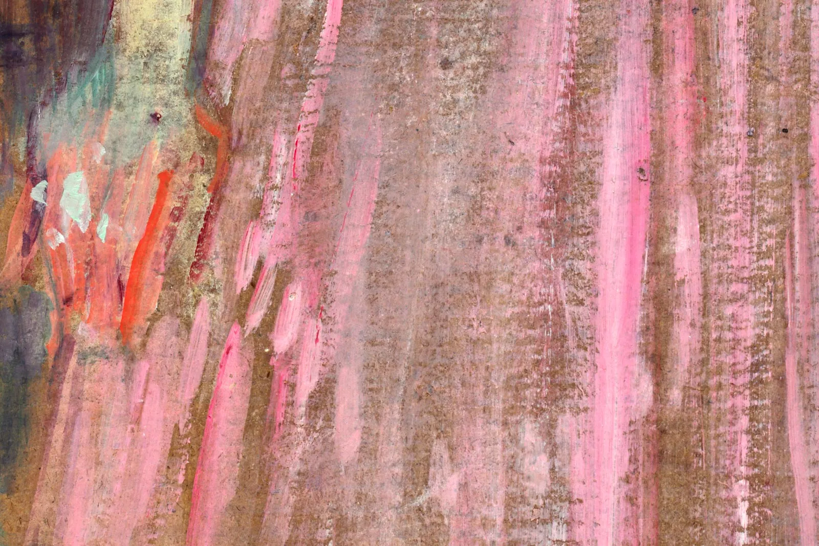 罗特列克油画人物《梅·贝尔福》局部 (3)