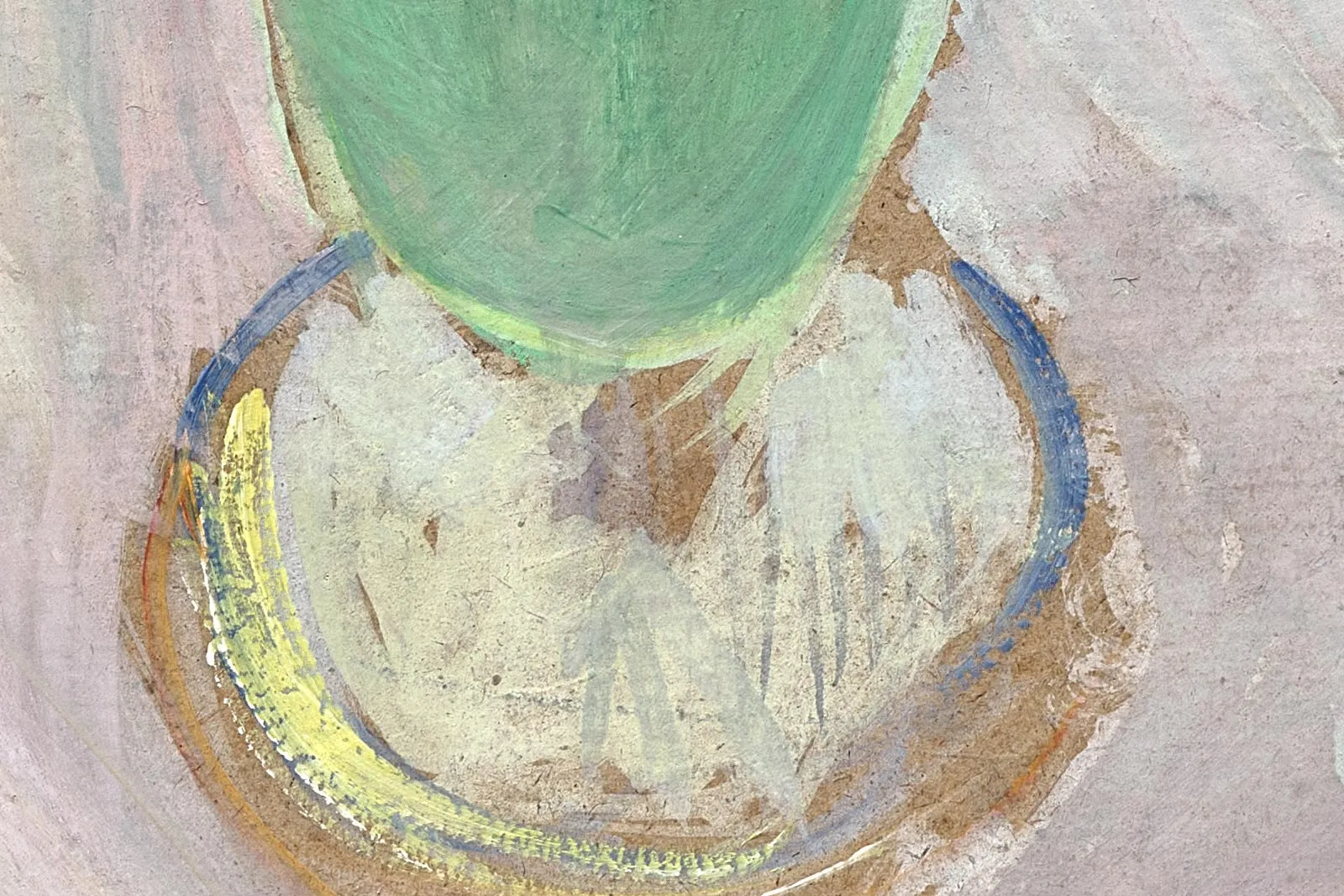 罗特列克油画《咖啡馆里的布瓦洛先生》局部-(6)