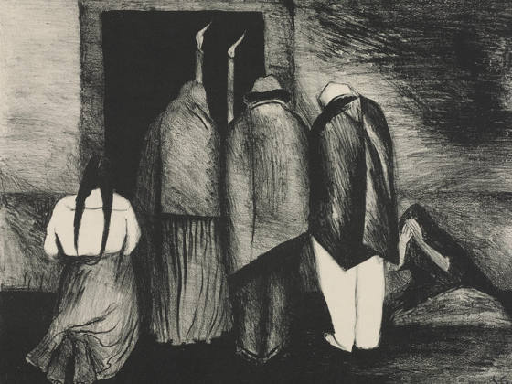 奥罗斯科石版画《安魂曲》