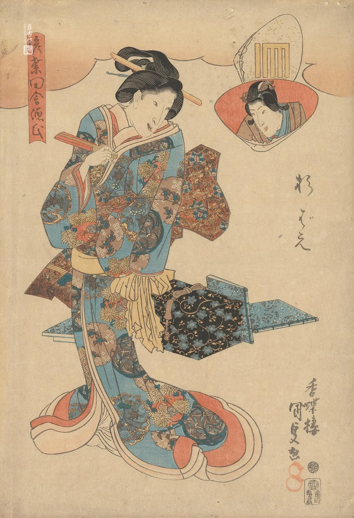 歌川国贞《杉叶》