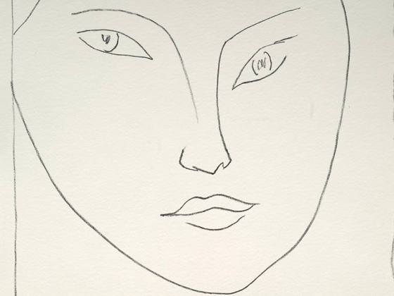 马蒂斯石版画《克劳德D的肖像》