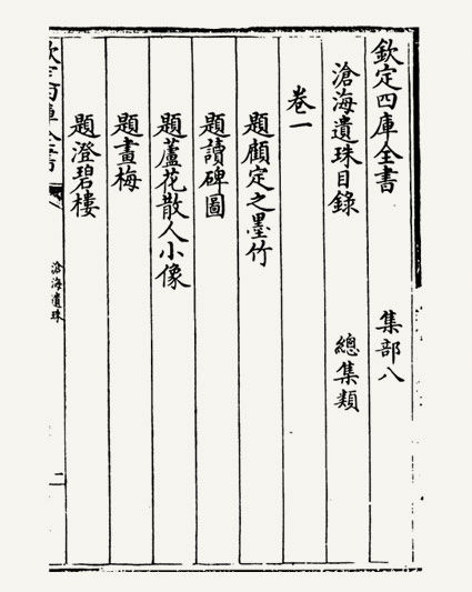 沧海遗珠（明·沐昂）