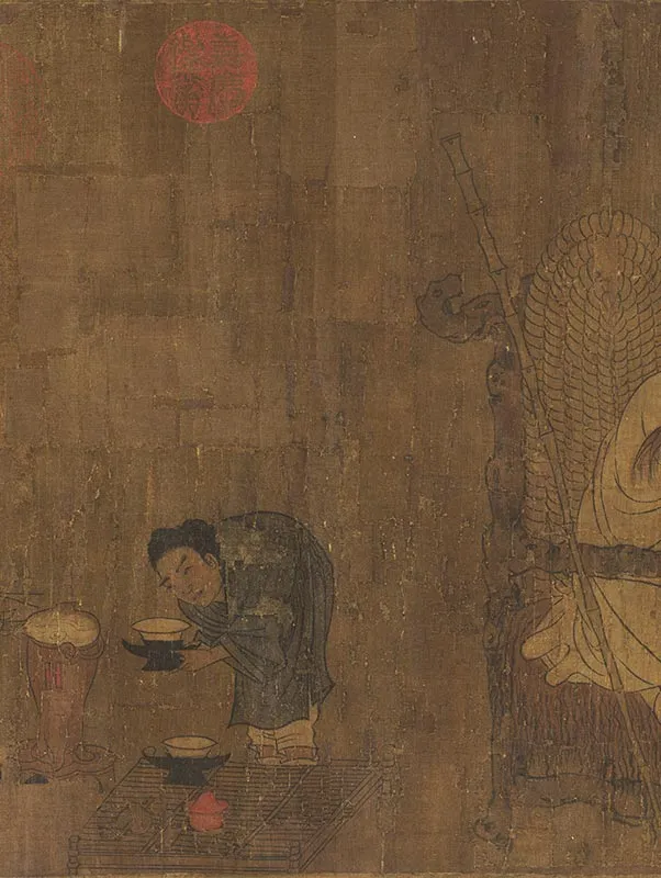 阎立本《萧翼赚兰亭图》(南宋摹·台北故宫藏本)_13
