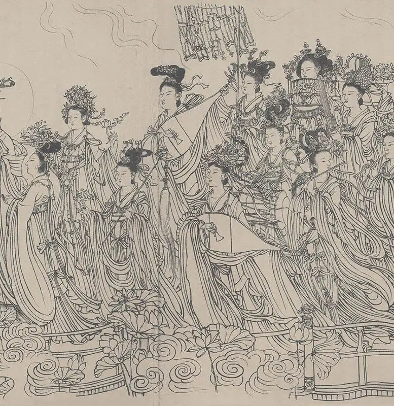 Wu Daozi(吳道子) , 八十七神仙图| Chinese art, Antique
