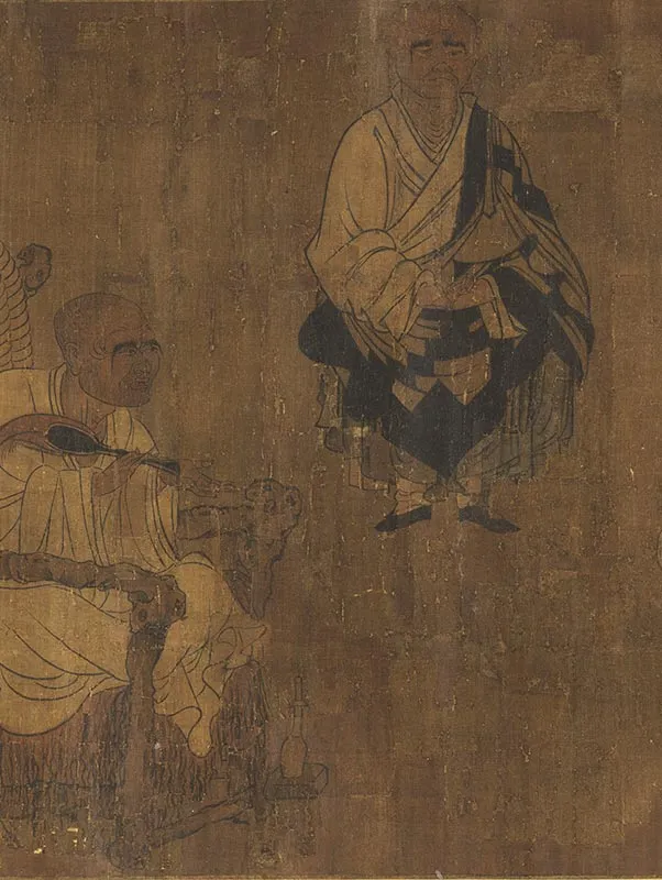 阎立本《萧翼赚兰亭图》(南宋摹·台北故宫藏本)_14